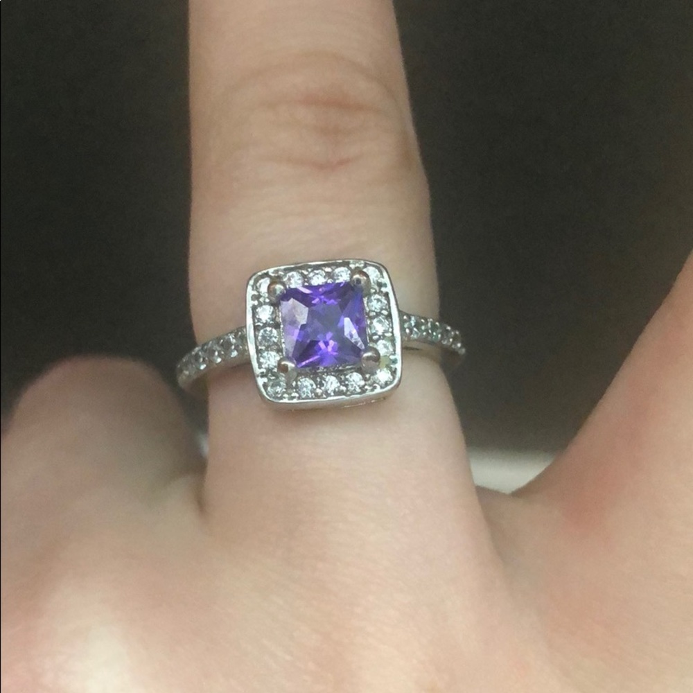 Purple diamond ring!